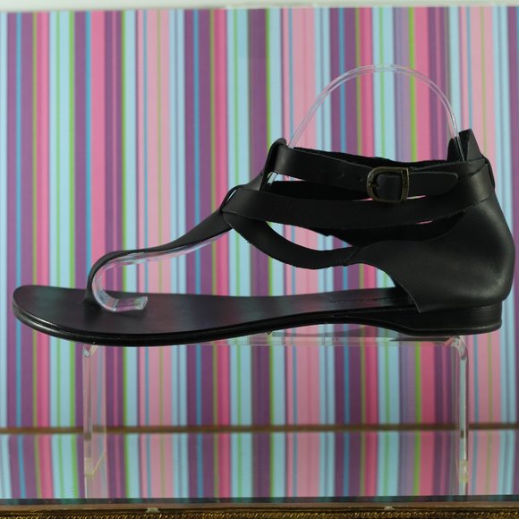 NWOT EMU Black Leather sandals - Picture 4 of 16
